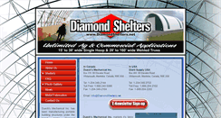 Desktop Screenshot of diamondshelters.net